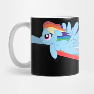 Rocketing Rainbow Dash Mug